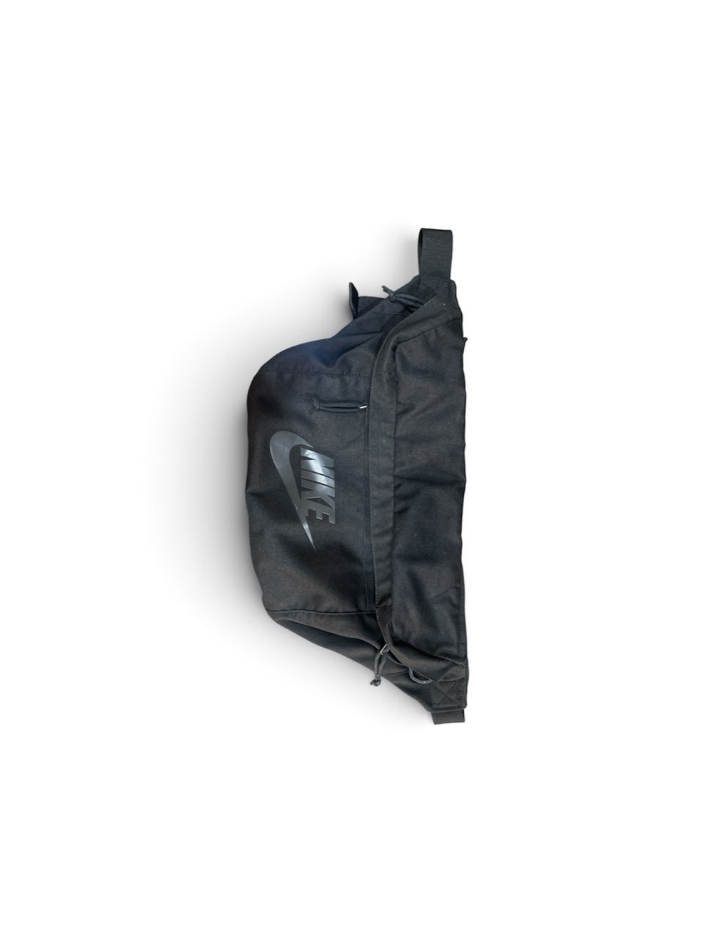 Nike Black Logo Belt Bag with Reflective Swoosh OVERSIZED